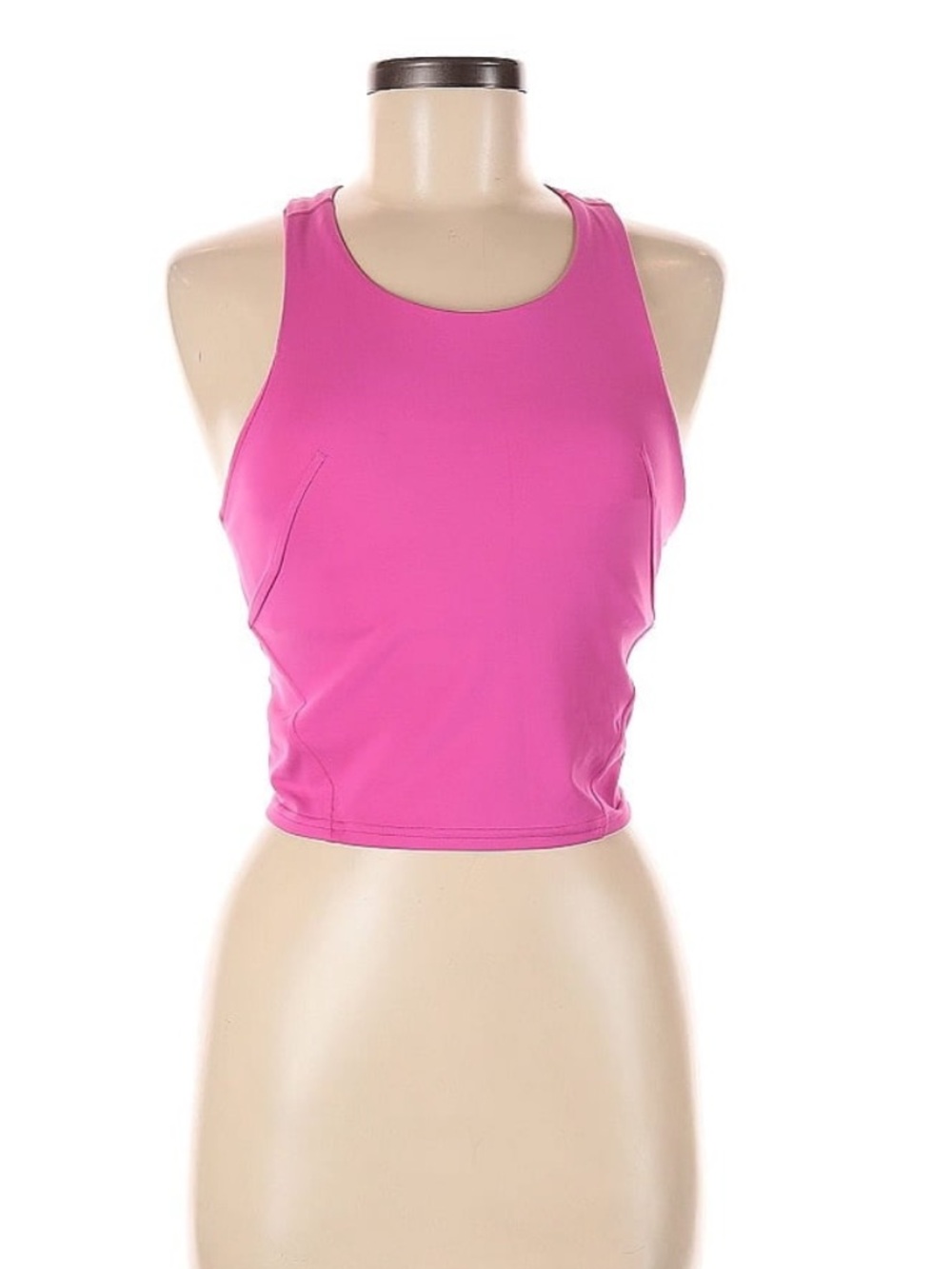 Lululemon Bright Pink Cropped Tank Top 6